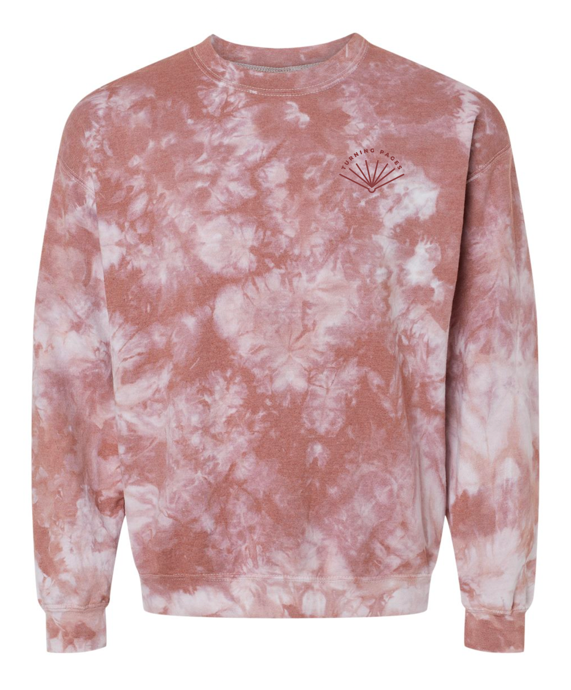 Turning Pages Tie Dye Crewneck